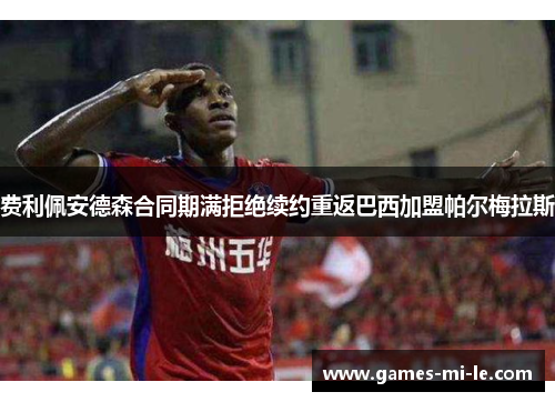 费利佩安德森合同期满拒绝续约重返巴西加盟帕尔梅拉斯